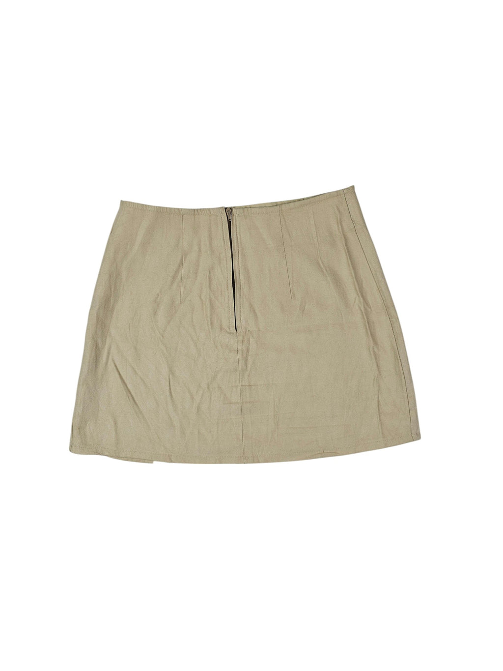 HABANA Velvet Beige Skirt l Size Small - GEMS CLOTHING