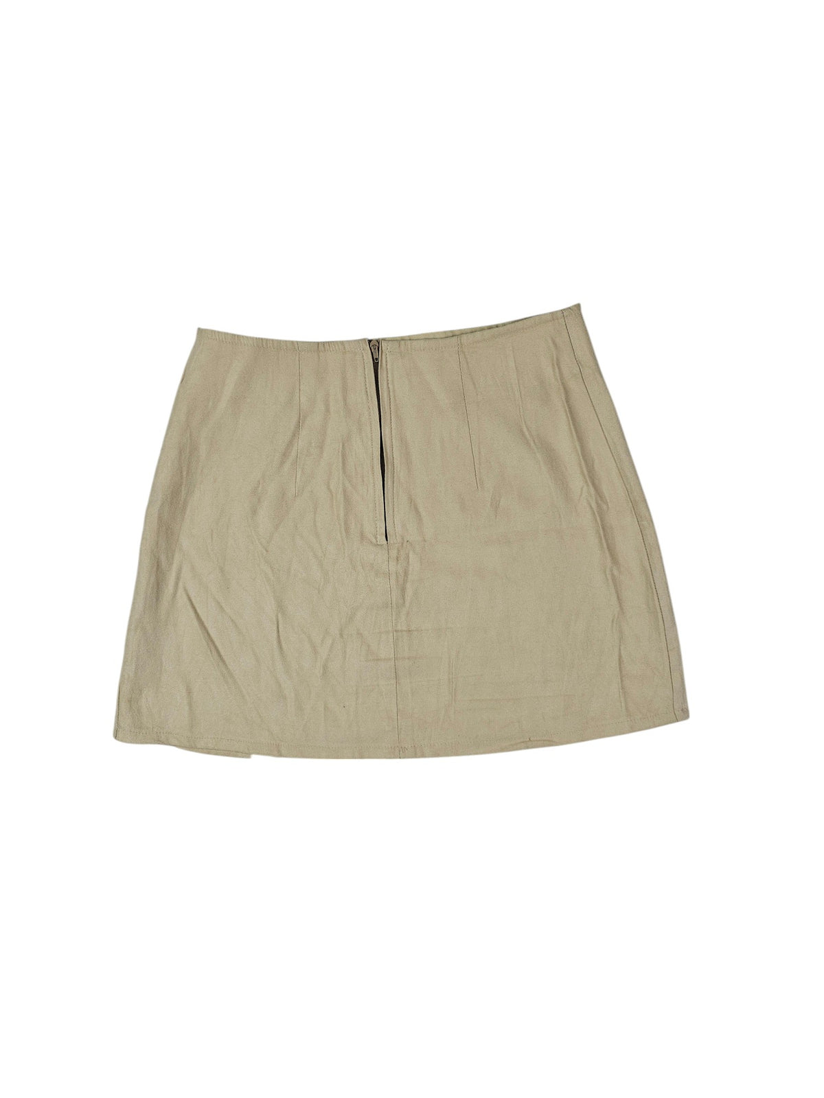 HABANA Velvet Beige Skirt l Size Small - GEMS CLOTHING