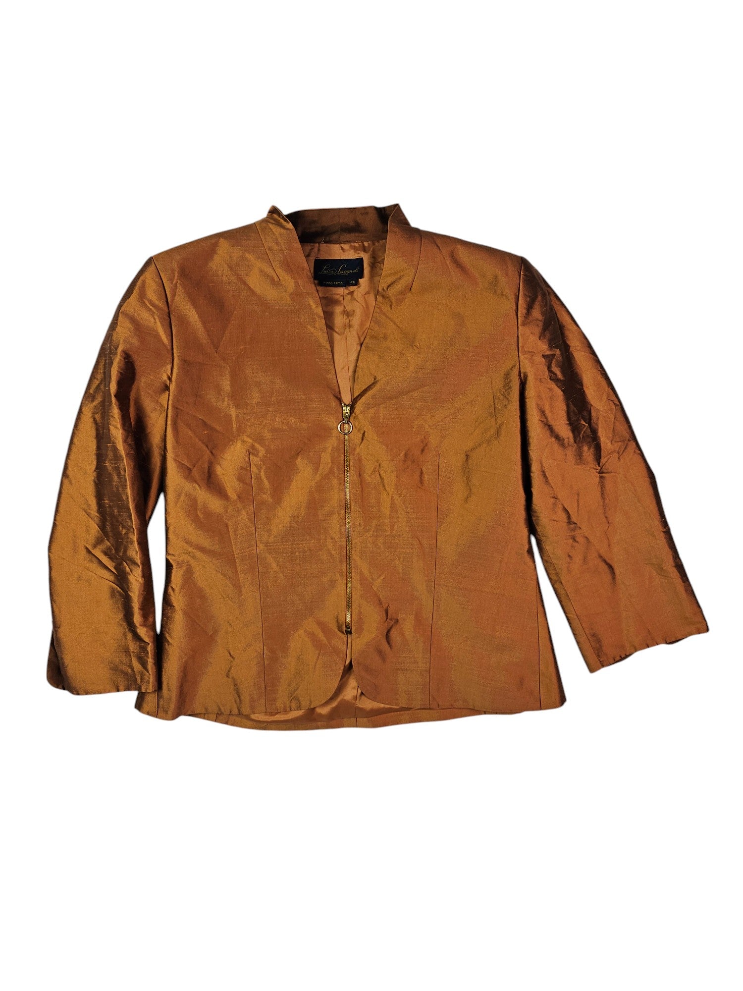 Luisa Spagnoli Silk Jacket l Size Large / One Size GEMS CLOTHING