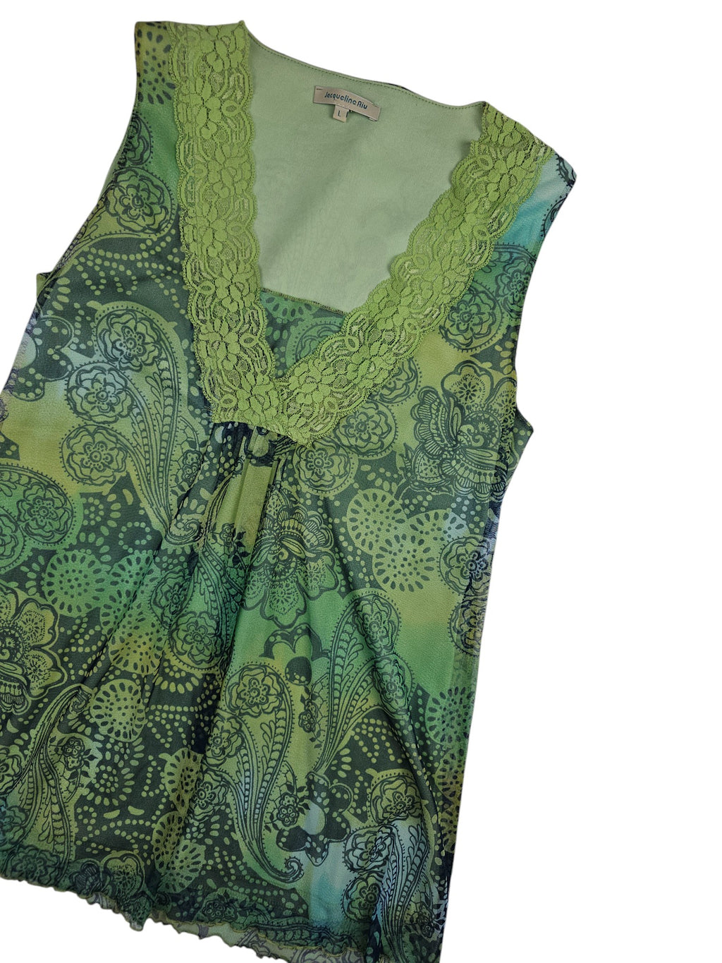 Jacqueline Riu Lace Long Top l Size M/L