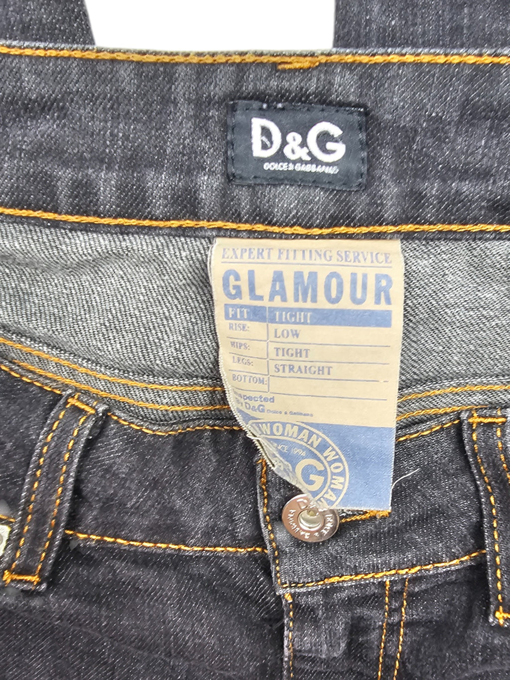Dolce & Gabbana Capri Low Tight/Straight Jeans l Size Small