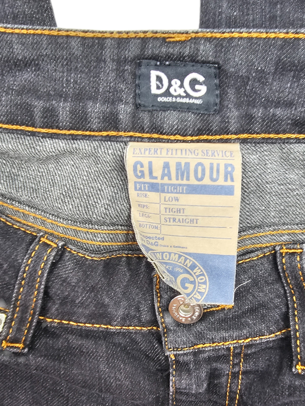 Dolce & Gabbana Capri Low Tight/Straight Jeans l Size Small
